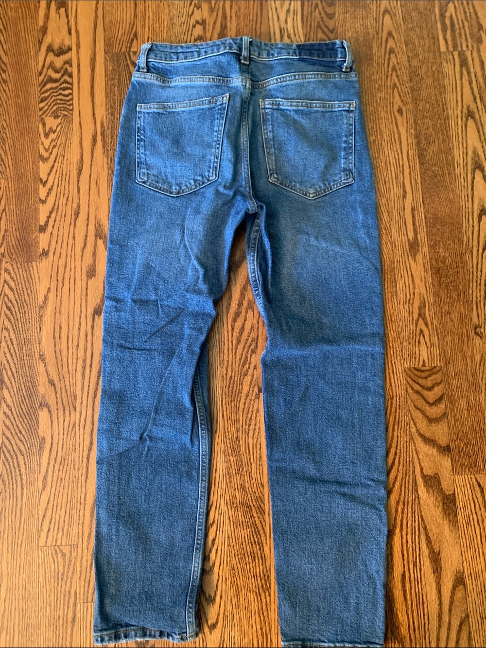 Zara Medium Blue 90's Slim Denim Jeans - Picture 3 of 4